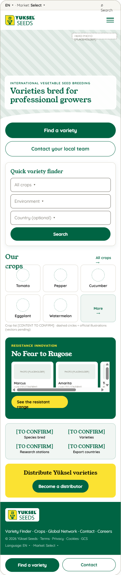 Mobile homepage full preview
